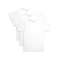 Yazbek Men's Heavy Weight (5.9-Ounce) Crew Neck Short Sleeve T-Shirt - 3-Pack