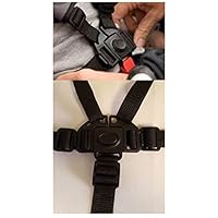 Replacement Parts/Accessories Compatible with Zoe Strollers for Babies, Toddlers, and Children (Harness Buckle+Straps System)