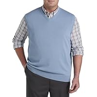 Harbor Bay by DXL Men's Big and Tall V-Neck Sweater Vest