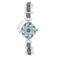 Aleafa Armlet Presents Bracelet Watch,Girls Beautiful Wrist Watch, Birthday Gift, Attractive Valentine Gift (White) #Aport-2798