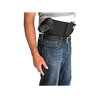 Alpha Holster Tilt Draw Belly Band Gun Holster wtih Dual Magazine Holster Cross Draw - Right or Left Hand - Any Gun - Any Clothing