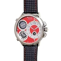 Curtis & Co. Big Time World 57mm Red Dial Swiss Made Numbered Limited Edition Watch