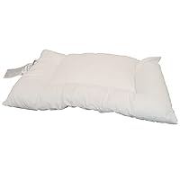 LEN Polyester Crib Pillow, White , 14 in x 22 in in, multi-colored