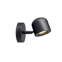 Creative Swing Arm Wall Light Fixtures Nordic E14 Wall Sconce Macaron Edison Iron Indoor Bedside Lamp Holder Aisle Lights Lamp Bedside Reading Light Stylish (Color : Black)