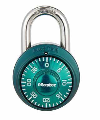 Master Lock 1530DCM Anodized Body Combination Lock
