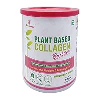 Health Plant Based Collagen Builder Powder with Vitamin C & Biotin | for Youthful Glowing Skin, Hair & Nails | Radiant and Glowing Skin - 200Gm