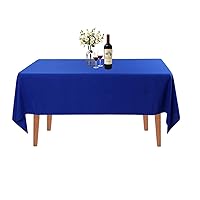 Rectangle Tablecloth - 70 x 120 Inch - Royal Blue Rectangular Table Cloth for 6 Foot Table in Washable Polyester - Great for Wedding, Restaurant, Party, Banquet Decoration