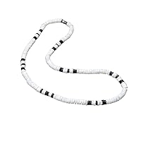 SXNK7 Puka Shell Necklace Shell Necklace for Women and Men Seashell Necklace Puka Shell Heishi Necklace Summer Shell Surfer Necklace Choker for Teens