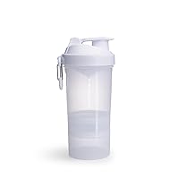 Smartshake Original 2GO, 20 oz Shaker Cup, White (Packaging May Vary)