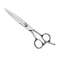 Professional Barber Shears 6.3/6.8 Inch Razor Edge Hair Cutting Scissors ZDF22 Cobalt for Men Women Home Salon Barber Polished,6.8Inch