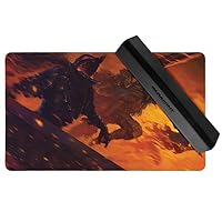 Brothers in Arms (Stitched) and Matshield Bundle - MTG Playmat by Anato Finnstark - Compatible for Magic The Gathering Playmat - Play MTG,TCG - Original Play Mat Ar