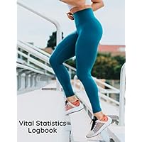 Vital Statistics Logbook: Whether you need to track your vital statistics for when you exercise or for medical reasons this simple yet elegant notebook will be perfect for your needs.