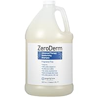 Botanicals ZeroDerm Advanced Therapy Moisturizing Shampoo for All Hair Types, 100% Vegan & Cruelty-Free, Fragrance Free, 1 Gallon (128 Fl. Oz.) Refill