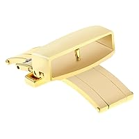 Ewatchparts 20MM DEPLOYMENT BUTTERFLY BAND BUCKLE CLASP STRAP COMPATIBLE WITH OMEGA SPEEDMASTER GOLD