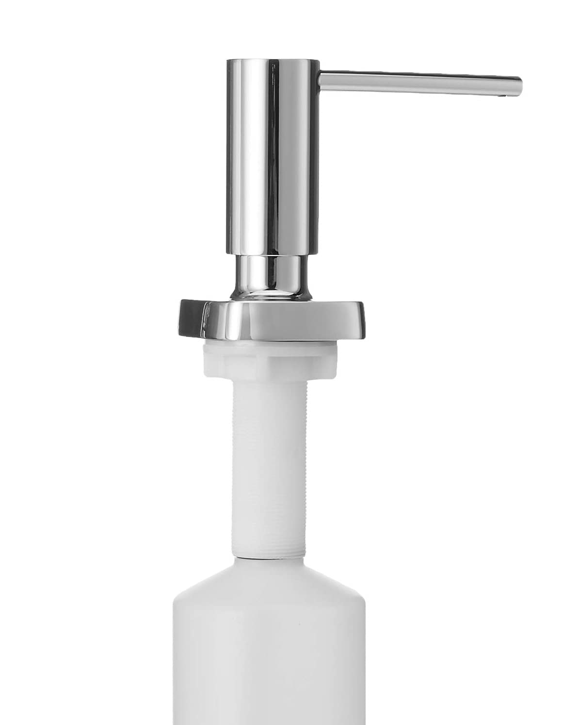 hansgrohe Bath and Kitchen Sink Soap Dispenser, Metris 4-inch, Modern Soap Dispenser in Chrome, 40468001