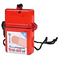 BioSwiss First Aid Kit, 13 Piece Compact Waterproof Emergency Medical Supplies Kit for Minor Cuts, Scrapes, Sprains and Burns, Ideal for Home, Car, and Travel