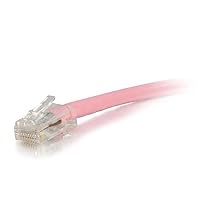 C2G 04253 Cat6 Cable - Non-Booted Unshielded Ethernet Network Patch Cable, Pink (1 Foot, 0.30 Meters)