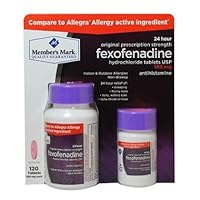 Member's Mark 180mg Fexofenadine Allergy (120 ct.)