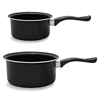 Brentwood Saucepan Set, one size, BLACK