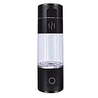 Hydrogen Rich Water Bottle Generator Max Concentration Molecular Up to 5000PPB Portable Hydrogen Water Maker Machine | PEM Membrane & SPE Technology Ionizer Type-C Recharge New (Black）)