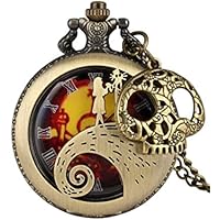 Pocket Watch for Men, Hollowed-Out Case Pocket Watch, Necklace Pendant Gift
