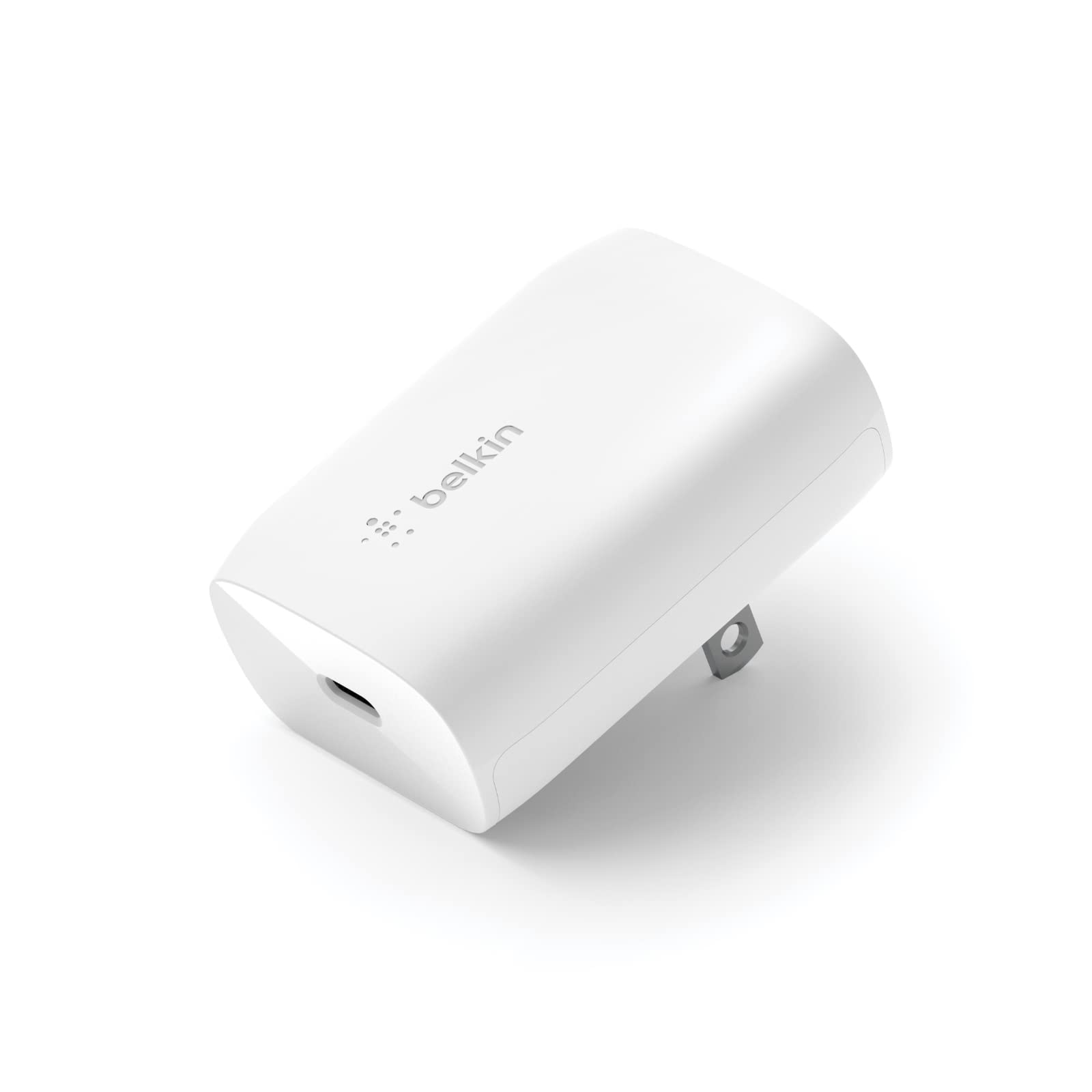 Belkin 20W USB Type C Power Delivery Wall Charger, Fast Charging with Certified USB-C PD 3.1 PPS, Travel Sized Compact Design for iPhone 14, 14 Pro, 14 Pro Max, 14 Plus, iPad, Galaxy, Pixel and More