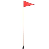 Kayak Visibility Flags | Folding Flagpole Safety Flag for Kayaking - Easy to Install with Stable Base, Lightweight Aluminum Alloy, for Yacht, Kayak, Dinghy, Boat, Parren
