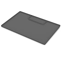 The Original Under Sink Mat for Kitchen Waterproof, 34''x22'' Silicone Under Sink Liner, Cut to Fit Under Sink Tray for Kitchen Cabinets, Preventing Drips, Leaks, Spills (Dark Gray)