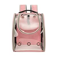 N&P Honhan Transparent Capsule Pet Travel bBag Backpack for Puppies Dogs Cats Carry Bag with Two Side Ventilation Holes