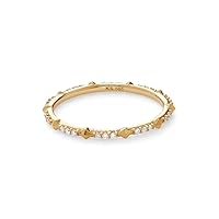 Kendra Scott White Diamond Astrid Ring in 14k Yellow Gold, Fine Jewelry for Women