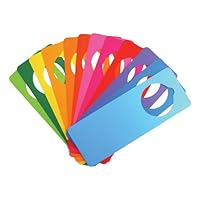 Hygloss Products Bright Tag Door Hangers - DIY Door Tag - Bright Assorted Colors - Fun Activity - Great for Arts & Crafts - Approx. 4” x 11” - 24 Pack