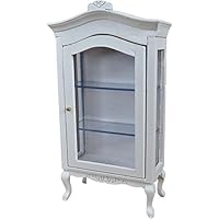 Melody Jane Dollhouse White China Cabinet Display Miniature Dining Room Furniture