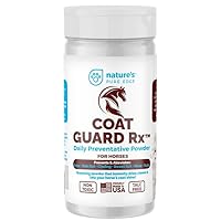 Coat Guard Rx™ Large 16 oz. Daily Preventative Powder for Horses - Coat and Skin Treatment & Dry Shampoo for Horses.