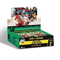 HRO DC Unlock The Multiverse Black Adam 24-Pack Mega Booster Box Hybrid NFT Trading, 168 Cards