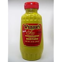 Buffalo's Own Weber's Brand Horseradish Mustard Squeeze Bottle 12oz. by Weber's