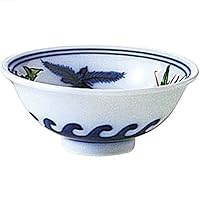 Sakazuki: Arita Ware Fish Algae Crest Cup, Japanese Sake Cup, Porcelain/Size: Φ2.6 x 1.1 inches (6.7 x 2.8 cm), No: 088141
