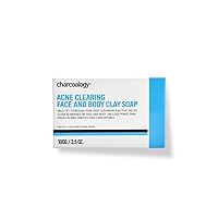 CHARCOALOGY ACNE CLEARING FACE AND BODY CLAY SOAP