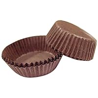 Cybrtrayd No.5 Paper Candy Cups, Brown, Box of 19000