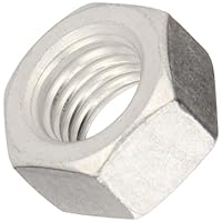 Aluminum Hex Nut, Plain Finish, ASME B18.2.2, 1/4