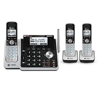 AT&T TL88102 + (2) TL88002 3 Handset Cordless Phone (2 Line) DECT 6.0…