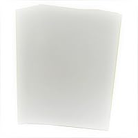 Kraft Wrapping Paper, White, 2.5 oz (70 g), Square Meter, A1 Size, 250 Sheets