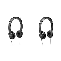 Kensington Hi-Fi Headphones (K97602WW),Black (Pack of 2)