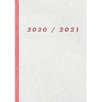 Tageskalender 2020 2021 A4: XXL Buchkalender 2020/2021 - 2 Seiten = 1 Tag - 21x29,7 cm - von Juli 2020 bis Juni 2021 - mit Wochentag und Datum (German Edition)