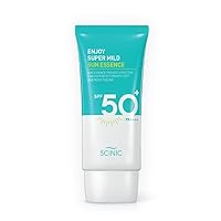 SCINIC Enjoy Super Mild Sun Essence SPF50+ PA++++ | A Lightweight Hydrating Sun Essence That leaves No Sticky Feeling | Korean Skincare