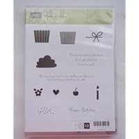 Stampin UP Create a Cupcake Rubber Stamps Set of 12