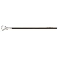RSVP International Bar Whisk Long Slim Handle & Stainless Steel Petite Square Head For Mixing Craft Cocktails, Espresso & Coffee Drinks, Dressings and More; For Commercial or Home Kitchens, 9.5-Inches
