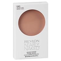Revlon Nearly Naked Pressed Powder, Medium Deep/040, 0.28 Ounce