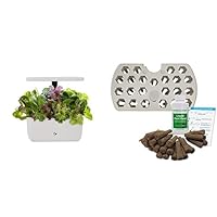 AeroGarden Harvest 2.0 Indoor Hydroponic Garden with Seed Starting System, Includes Grow Sponges and Liquid Plant Food, Start Seeds Indoors to Transplant to Containers or Outdoor Garden Beds