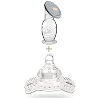 haakaa Manual Breast Pump with Base&lid 4oz and Butterfly Nipple Shield Set