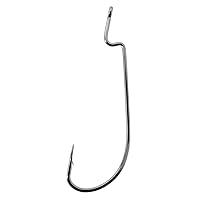 Owner American 5110-211 Oversize Worm Hook with Cutting Point, Size 11/0